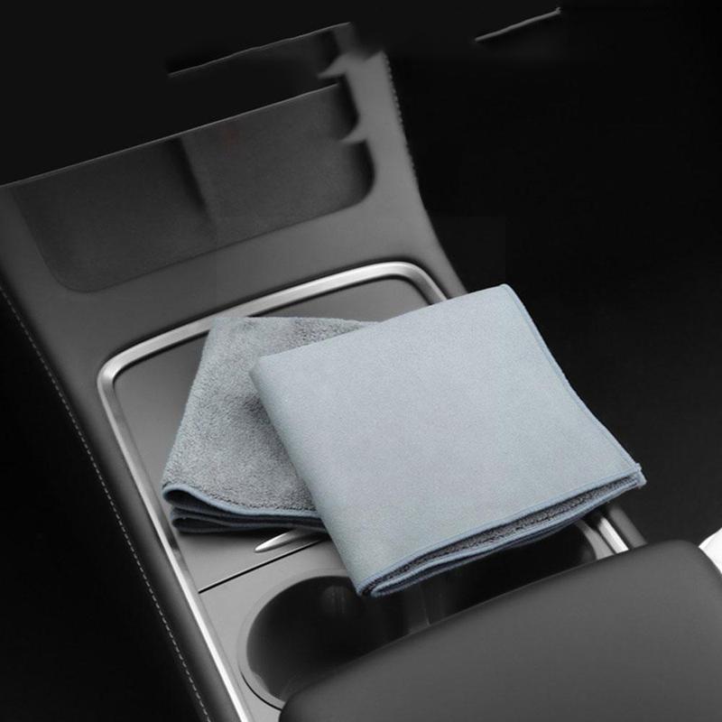 Car Wash Towel Advanced Car Wipes For Tesla Model Y Model 3 Special Absorbent Soft Wipes Auto Care Drying Cleaning gray 91440605MAC2AUY89P