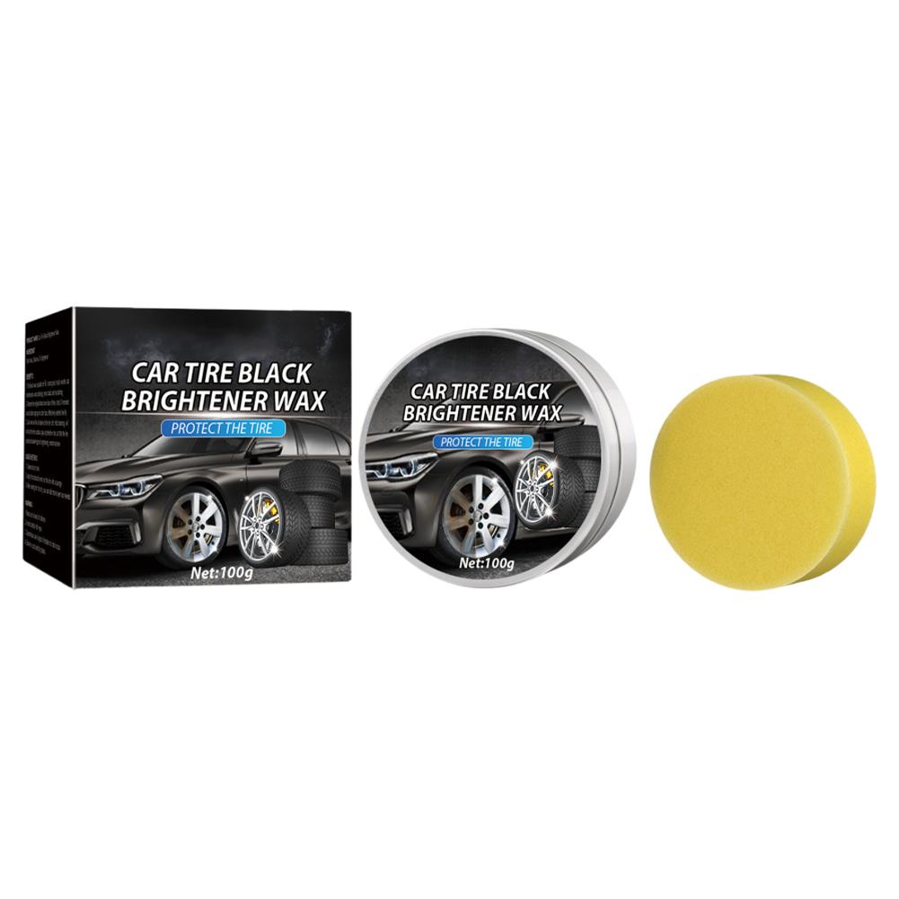 Воск для блеска шин Advanced Car Tire Gloss Wax — длительная защита и усилитель блеска, подходит для пластиковых деталей, обеспечивает долговременное обслуживание C gray JOHO - CarGear