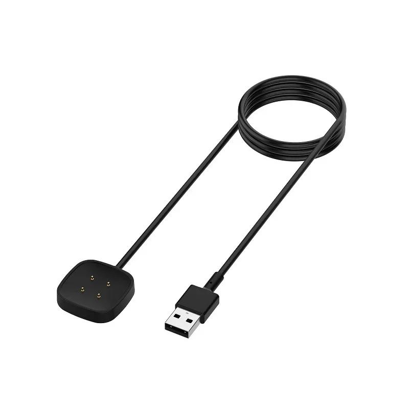 Док-станция для зарядки смарт-часов Fitbit Versa 3 4, USB-кабель для зарядки и передачи данных, подставка для зарядки Fitbit Sense 1 2 black Case-2