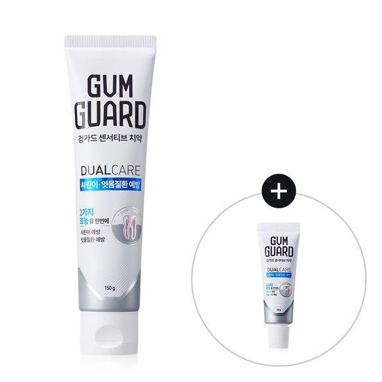 GUM GUARD Чувствительная зубная паста 150 г (+20г Зубная паста) white MayBeauty