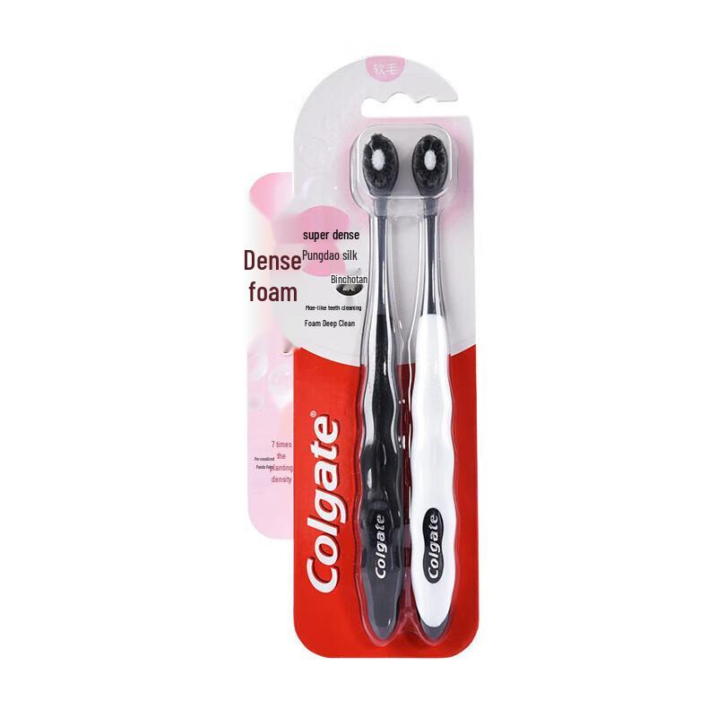 Зубная щетка Colgate Ультра-плотная с угольным наполнителем и мягкими щетинками white