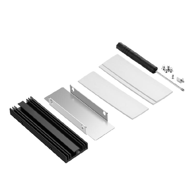 Радиатор для M.2 NVMe SSD 2280 Радиатор для SSD-накопителя Радиатор для твердотельного накопителя Охлаждающая подставка для ПК/ноутбука Алюминий 1 white Manganese