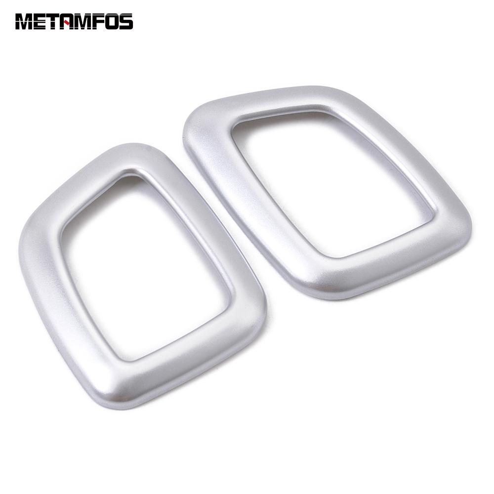 For Jeep Compass 2017-  Rear Door Audio Stereo Speaker Loudspeaker Cover Trim Decoration Sticker Accessories Car Styling ABS Matte Plastic white 28f4641bb