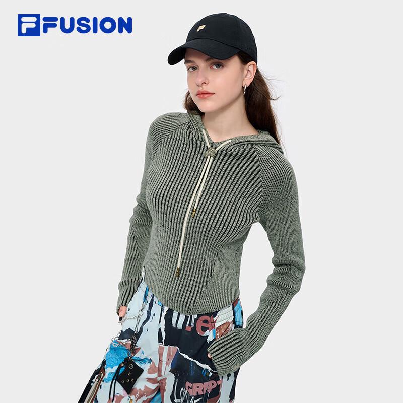 FILA FUSION 2024 Зимний свитшот с капюшоном S gray