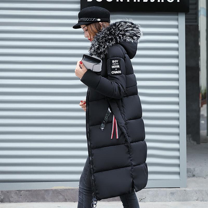 Зимнее женское пальто Женское длинное пальто M чёрный Just Fashion X