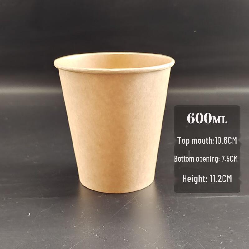 Одноразовый контейнер для еды на вынос из крафт-бумаги beige JDST online