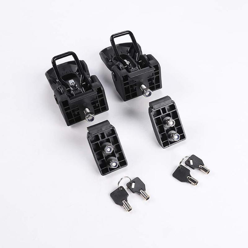 Для Jeep Wrangler JK 2007-2017 JL Unlimited 2018-позже Gladiator JT 20-позже Двигатель капот защелки замка защелки с ключом модернизации чёрный A Auto Parts Mall