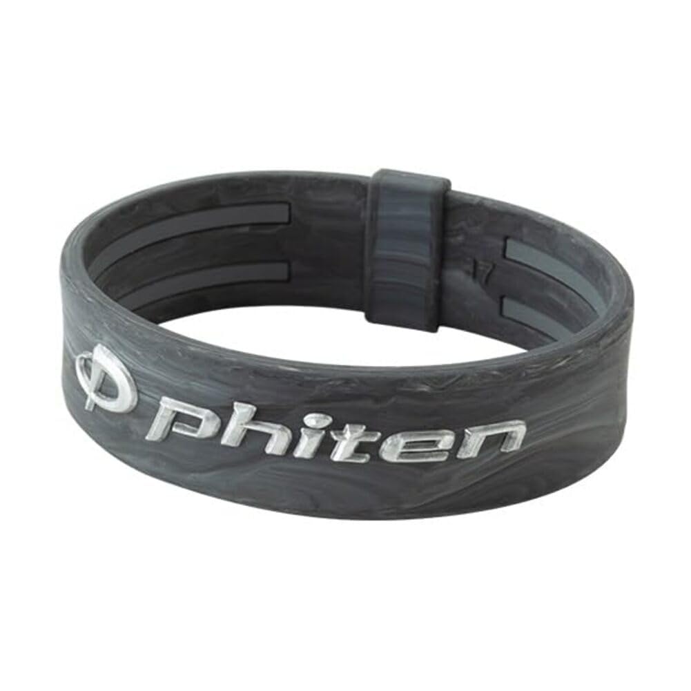 Браслет phiten RAKUWA EXTREME Marble Gray Внутренняя окружность 17 см Передовая технология Phiten [использует Metax] серый Premium SPEED