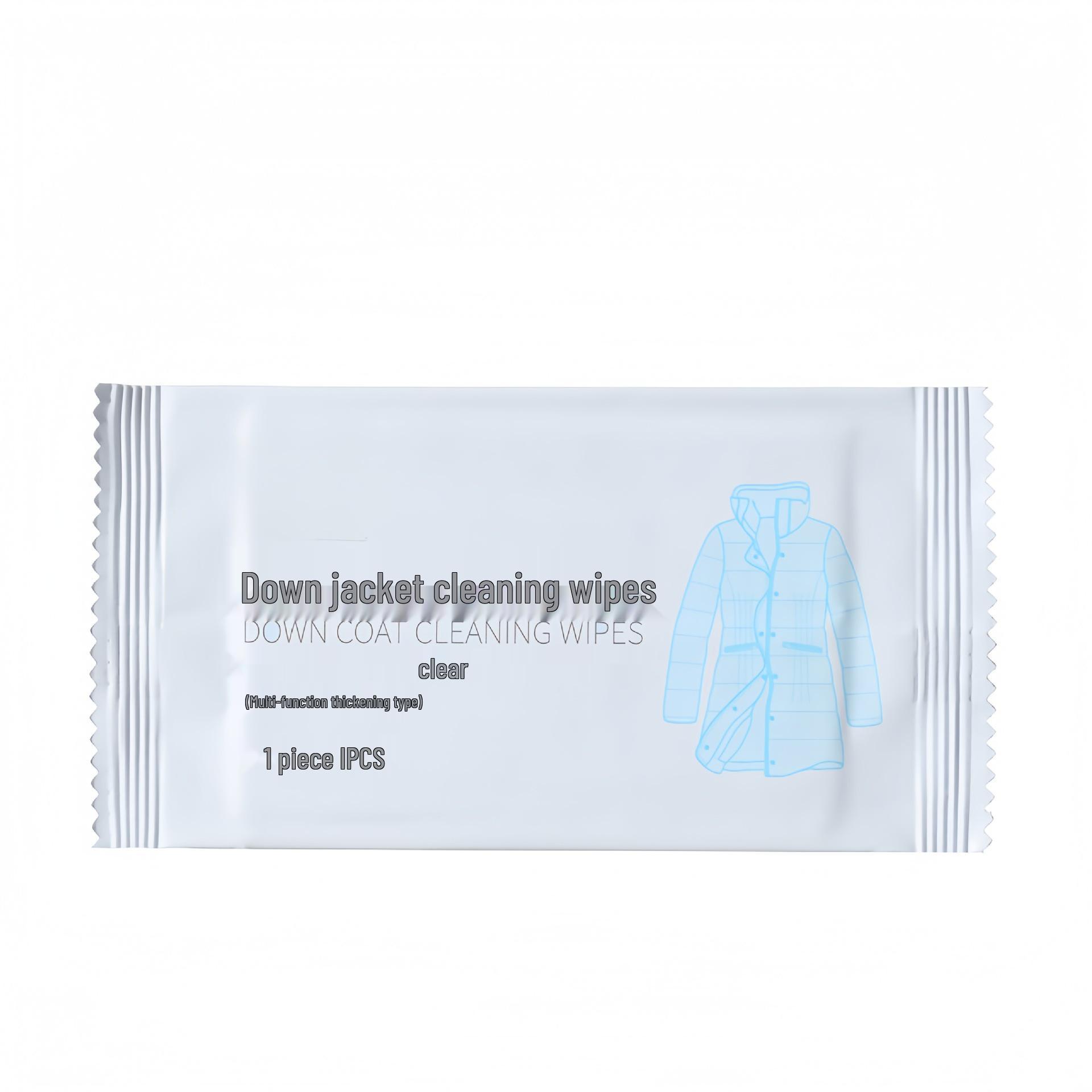 Одноразовые влажные салфетки для быстрой очистки пуховиков - Удаление пятен без стирки или чистки щеткой white Pickerr