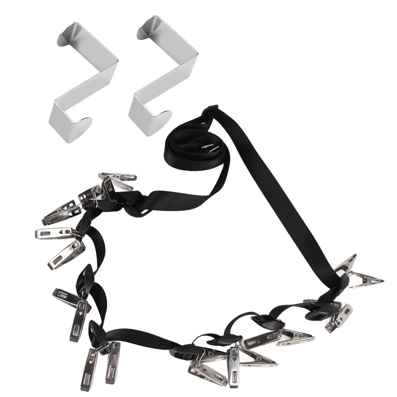 Over Door Baseball Cap Holders Rack Clothing Hangers Rack Caps Organizer Rack black CosyHome