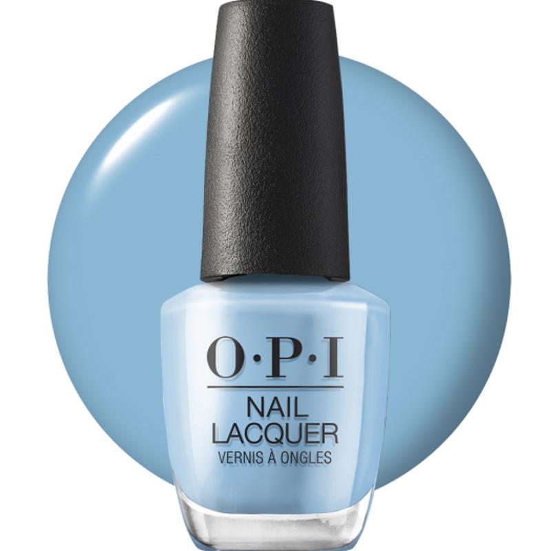 Лак для ногтей N87 - Мали-синий Берег 15мл black OPI