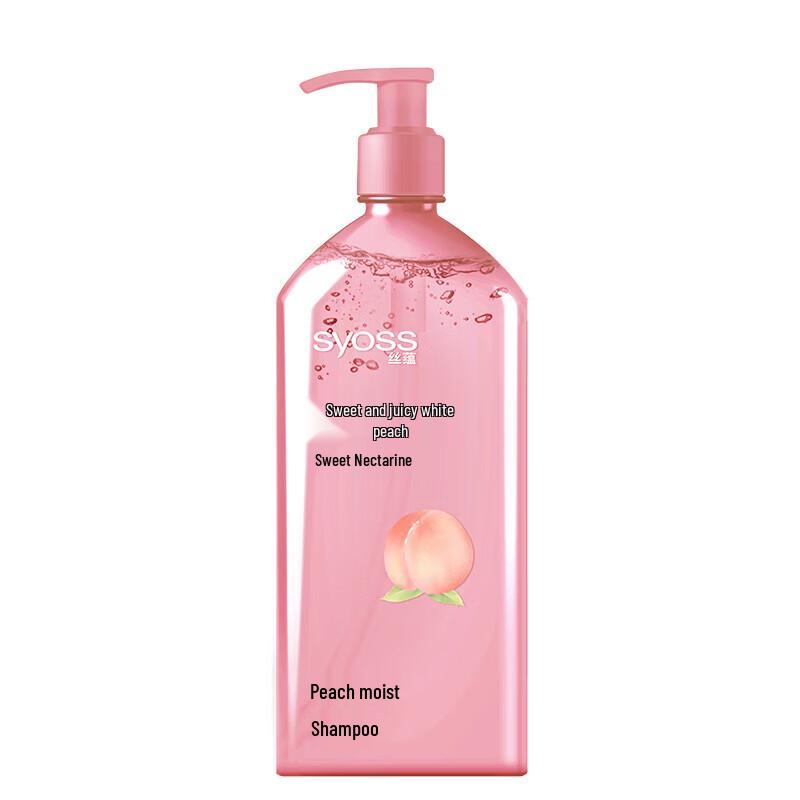 Syoss Шампунь Персиковый против перхоти и для гладкости pink