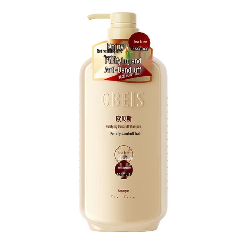 Шампунь от перхоти Oubesi с зеленым чаем 500 мл beige obeis