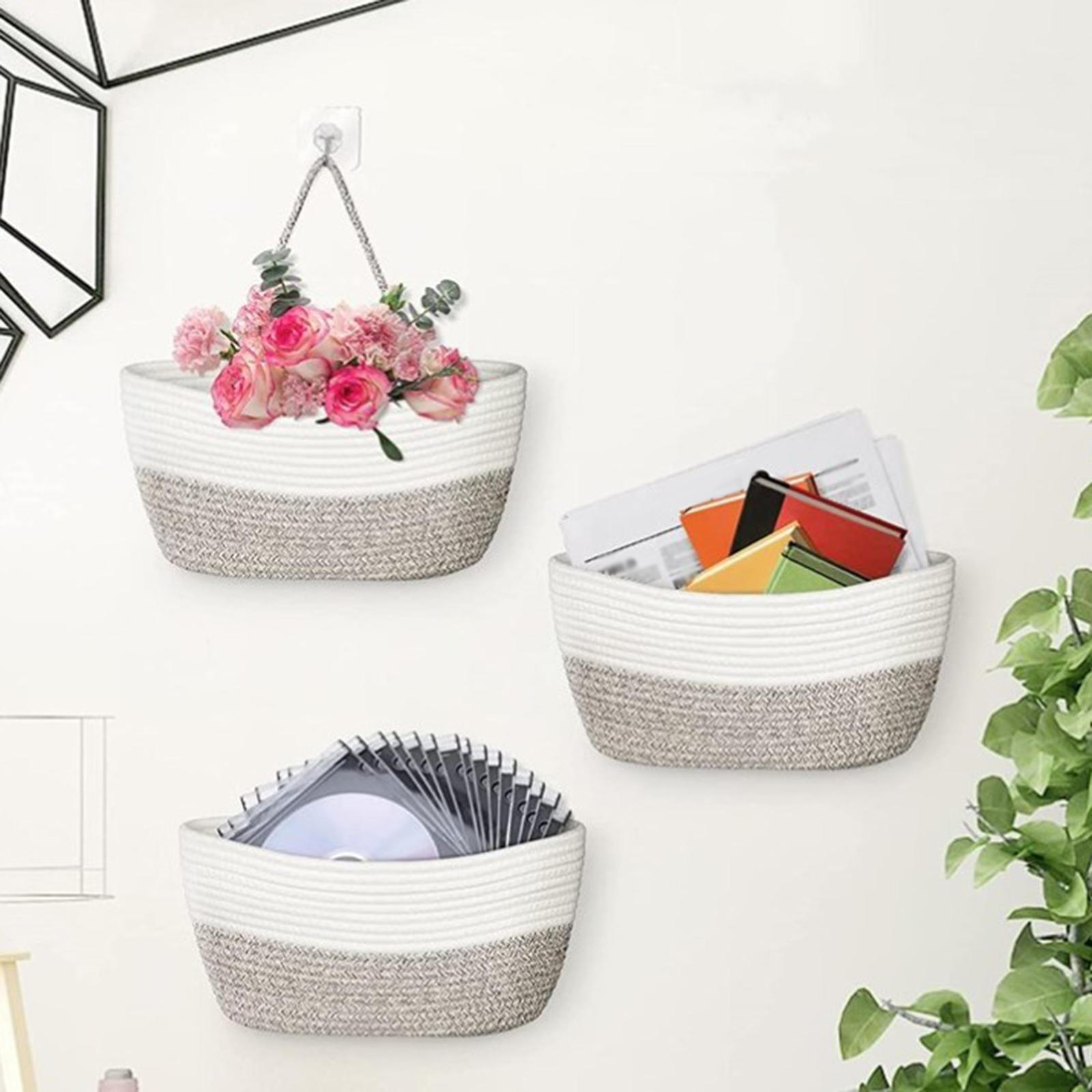 Компактное решение для хранения фруктов для спальни или сада hanging basket white BrioHome