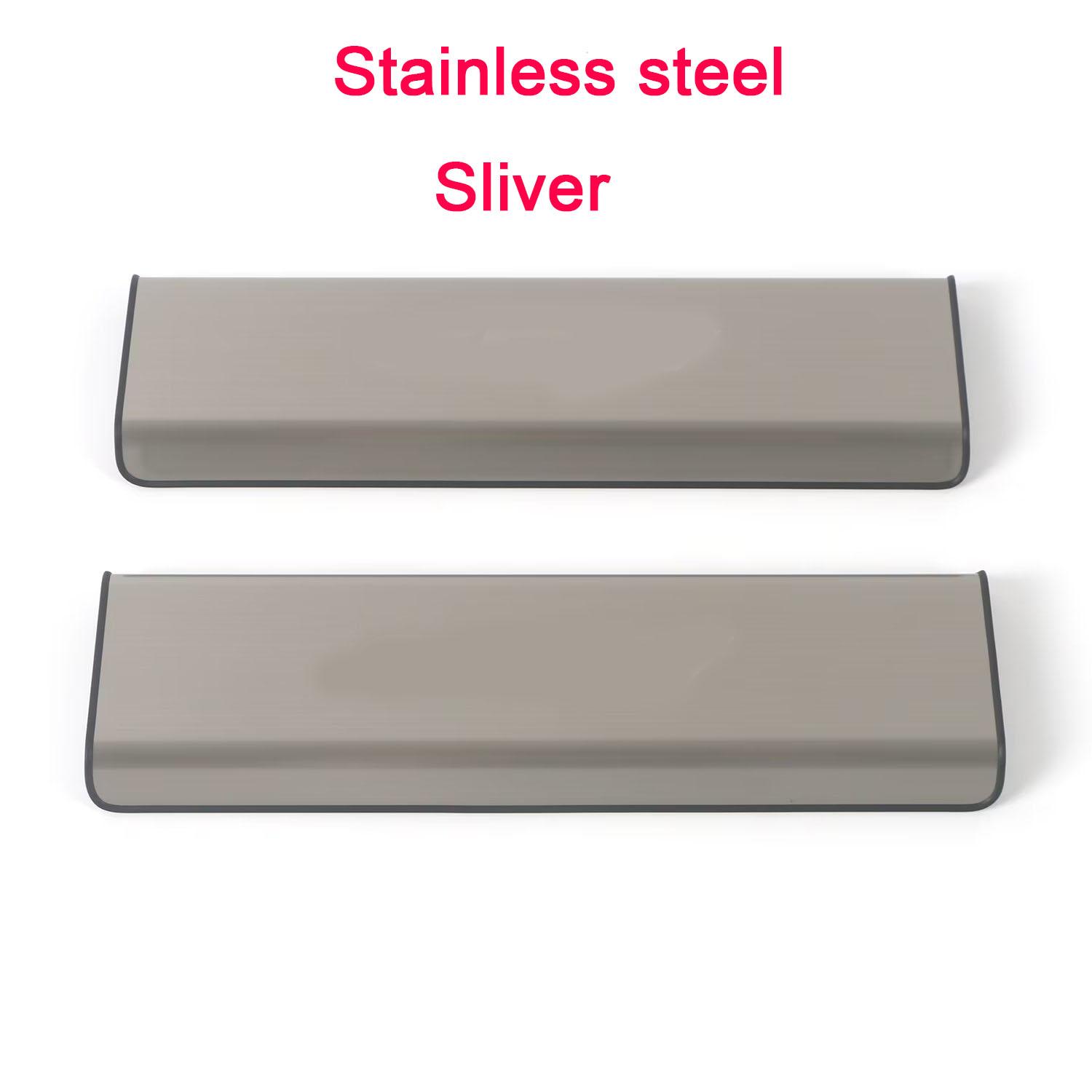 Stainless Steel Car Seat Back Anti-Kick Protection Cover Trim Frame For Honda CRV CR-V  2024 Auto Interior Accessories Sliver gray 2466731464hreadb