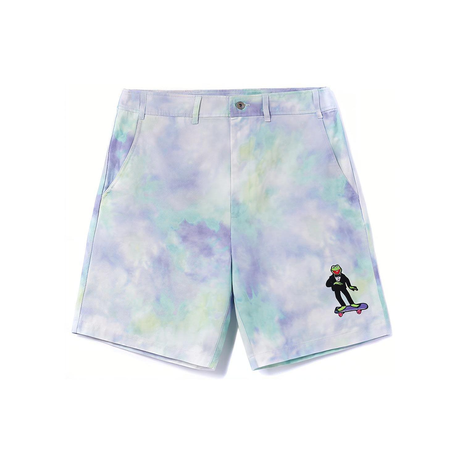 Li Ning X Disney Muppets Comet Collection спортивные шорты Tie-Dye унисекс шорты многоцветные AKSR671-1 XL white Li-Ning