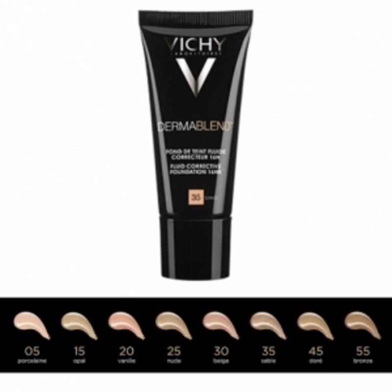 Тональный крем Vichy Derma Blend 30 мл (Тень Нет. 20 ВАНИЛЬ) black