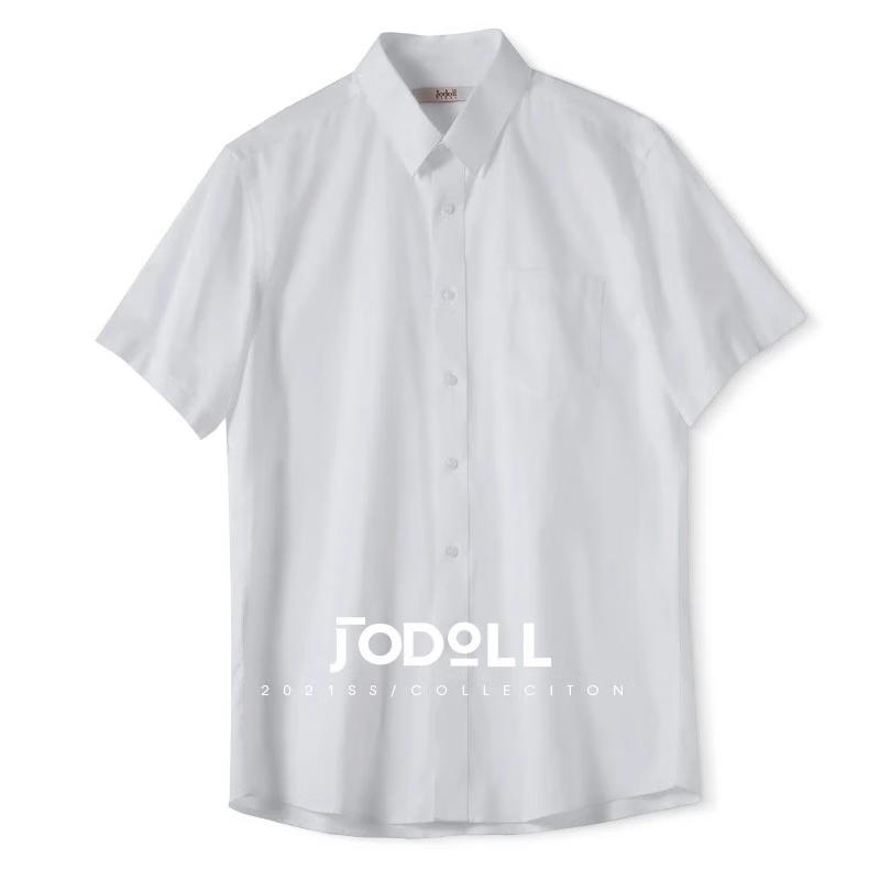 Мужская рубашка с коротким рукавом JODOLL для поездок на работу One Size белый JDST online