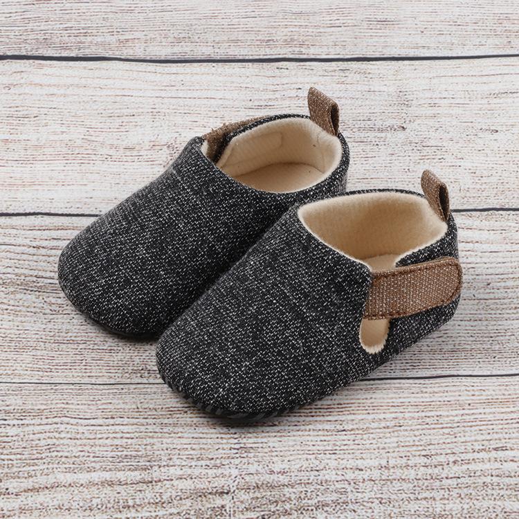 Детские прогулочные туфли в весенне-осеннем стиле 17 чёрный Gtime Shoes