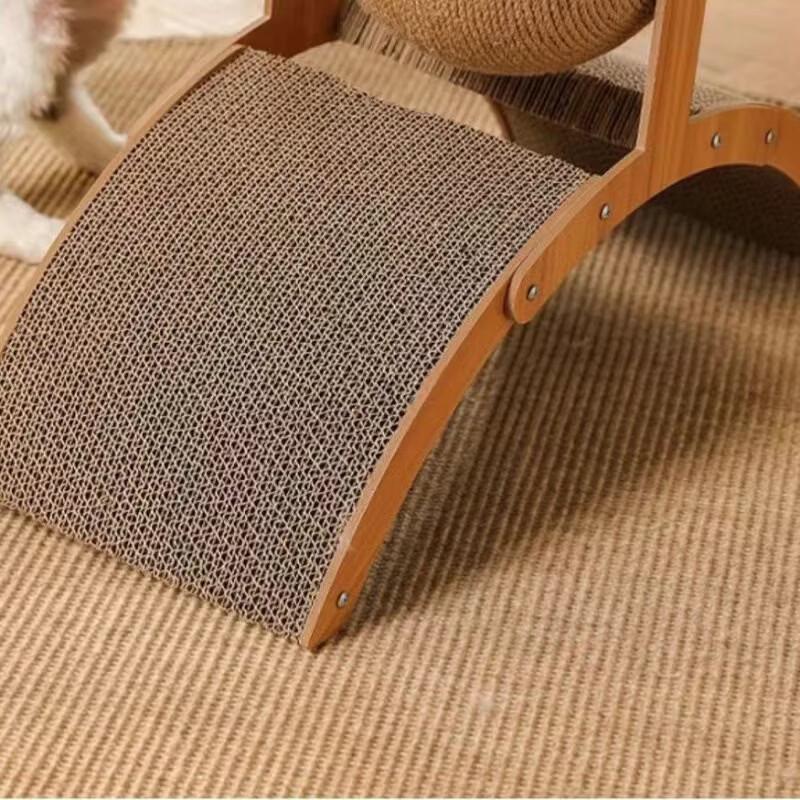 Когтеточка-шар Sanhe с вертикальной аркой для кошек brown JDST online