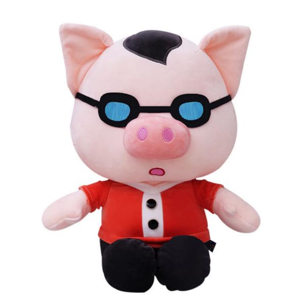 Кукла-приставка для сна Haesol Pork Pig Mochi, красная, корейские детские товары gray Board M Factory