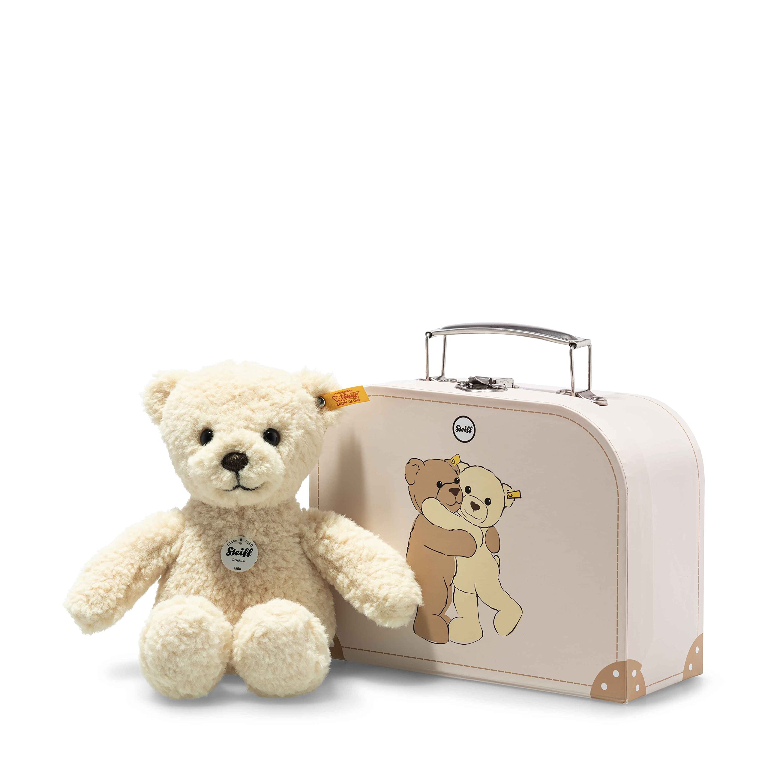 Мягкая игрушка-чемоданчик «Мила» от Steiff Teddy Bear [Авторизованный японский продукт] beige hayatospeed