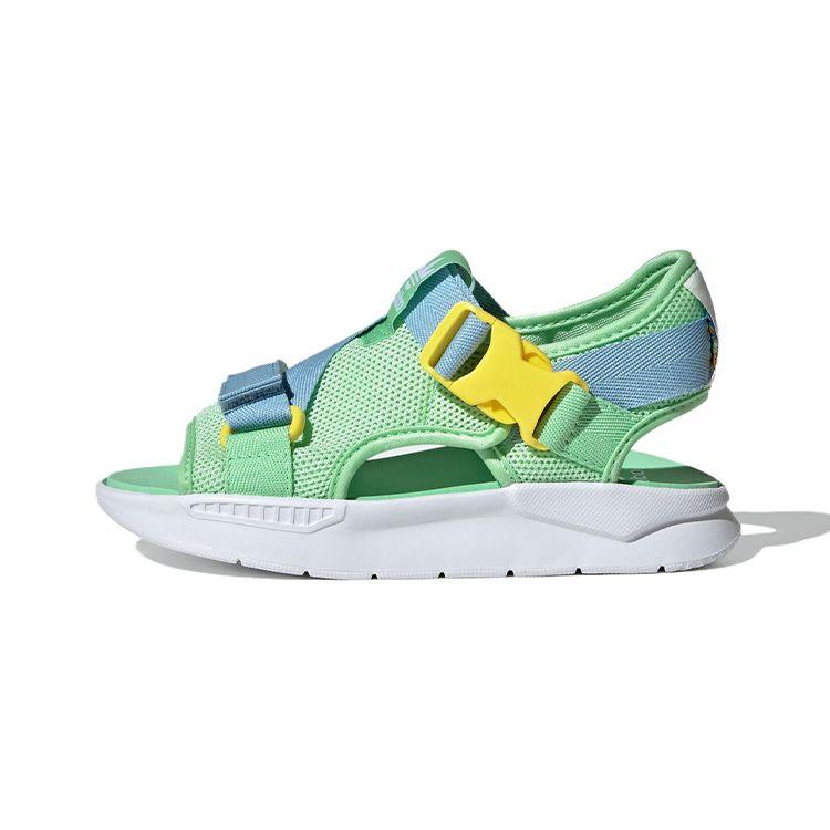 Adidas Originals 360 3.0 Сандалии Нескользящие Амортизирующие Прочные Детские Сандалии Детские Сандалии Зеленый Белый Желтый ID7483 33 white