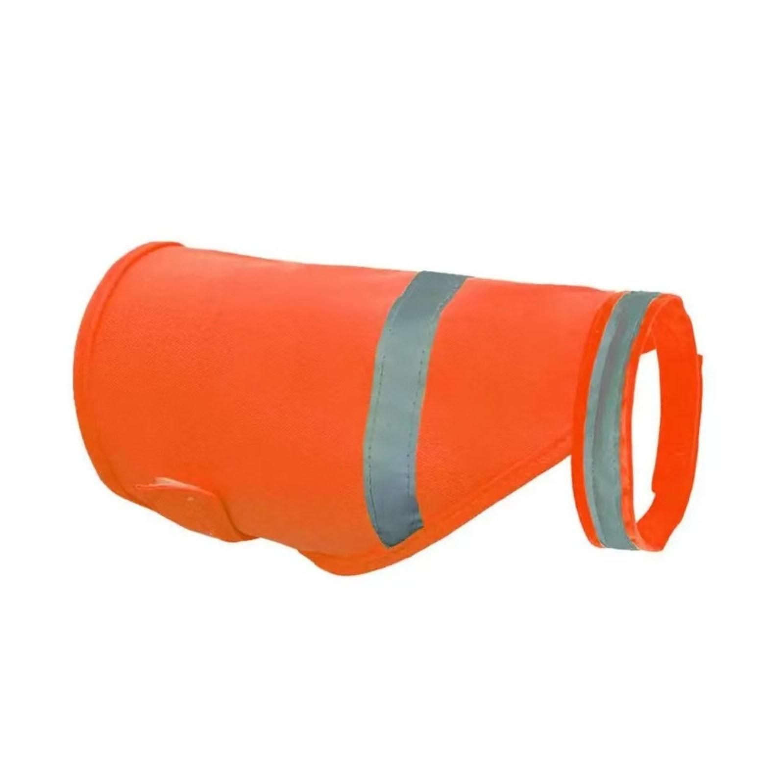 Одежда для собак Big Dog Night Светоотражающая защитная одежда Pet Breathable Жилет S оранжевый mei hua