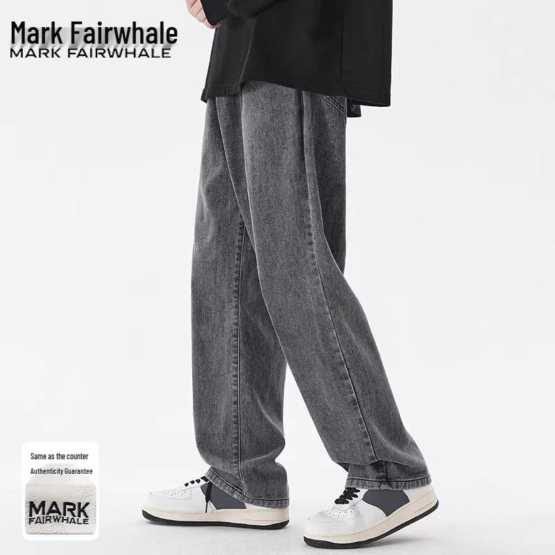 Мужские джинсы прямого кроя Mark Fairwhale для работы XL серый JDST online