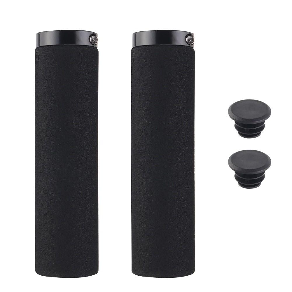 Silicone Gel Handlebar Grips for MTB Road Bikes Anti Slip Comfortable Grip чёрный Knifhhf