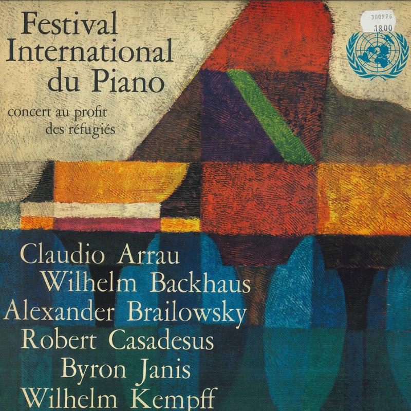 Виниловая пластинка CLAUDIO ARRAU WILHELM BACKHAUS AL Festivalk International Du Piano UNS2 UNITED NATIONS 1964 Франция Классическая Б/у brown RecordCityJP