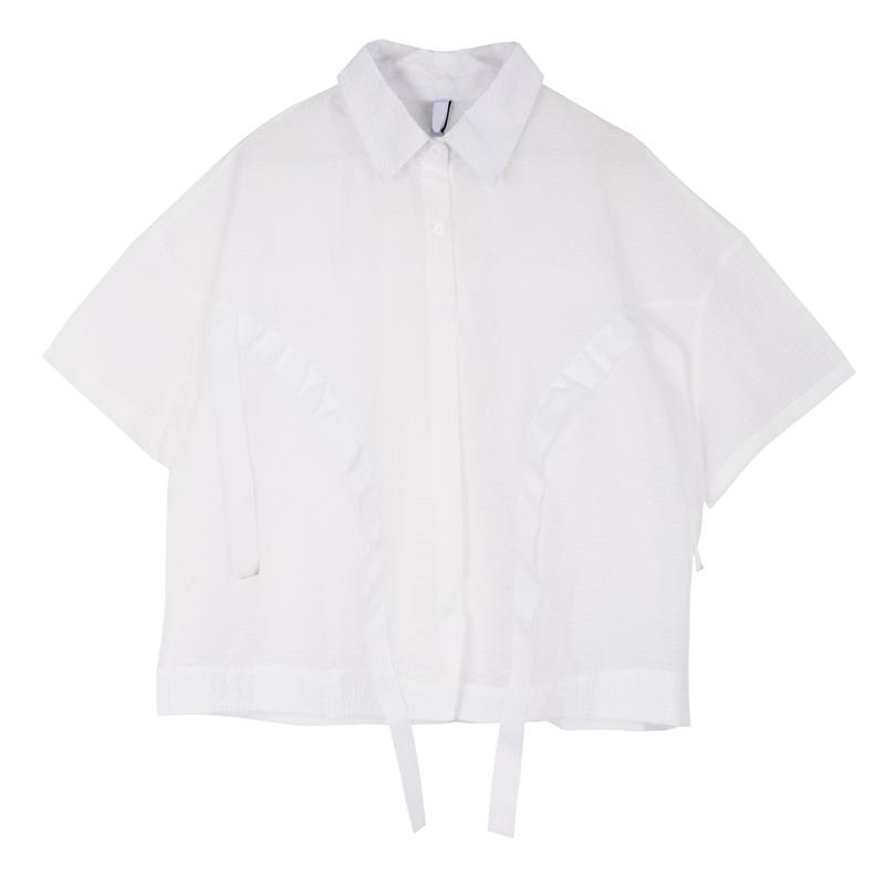 XITAO Лоскутная однобортная повседневная модная женская рубашка WLD11608 One Size белый