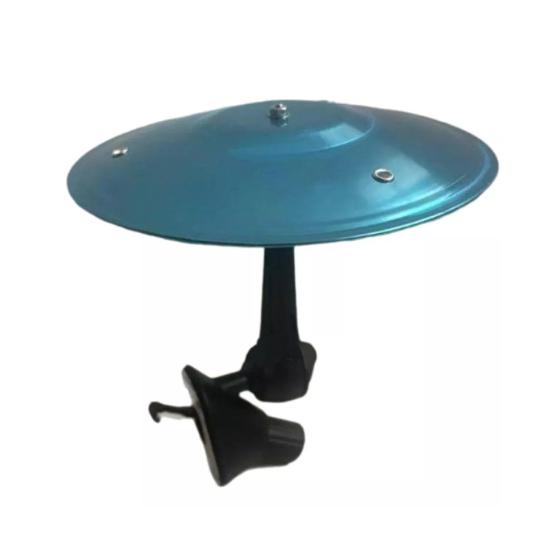 Автомобильная тарелка для аварийного отключения воздуха, легко прикрепляемая, маленькая тарелка, напечатанная на 3D-принтере, металлический ударный инструмент для любителей музыки синий Scutum