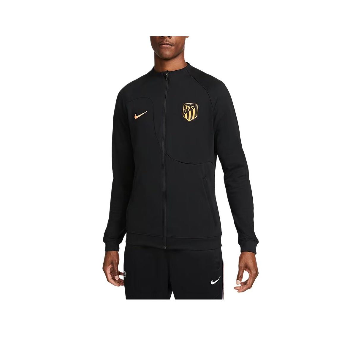 Nike Атлетико Мадрид 22/23 Лига чемпионов Academy Pro Anthem Dri-FIT Куртка на молнии Удобная Простая С длинным рукавом Мужские куртки DN3075-010 M black