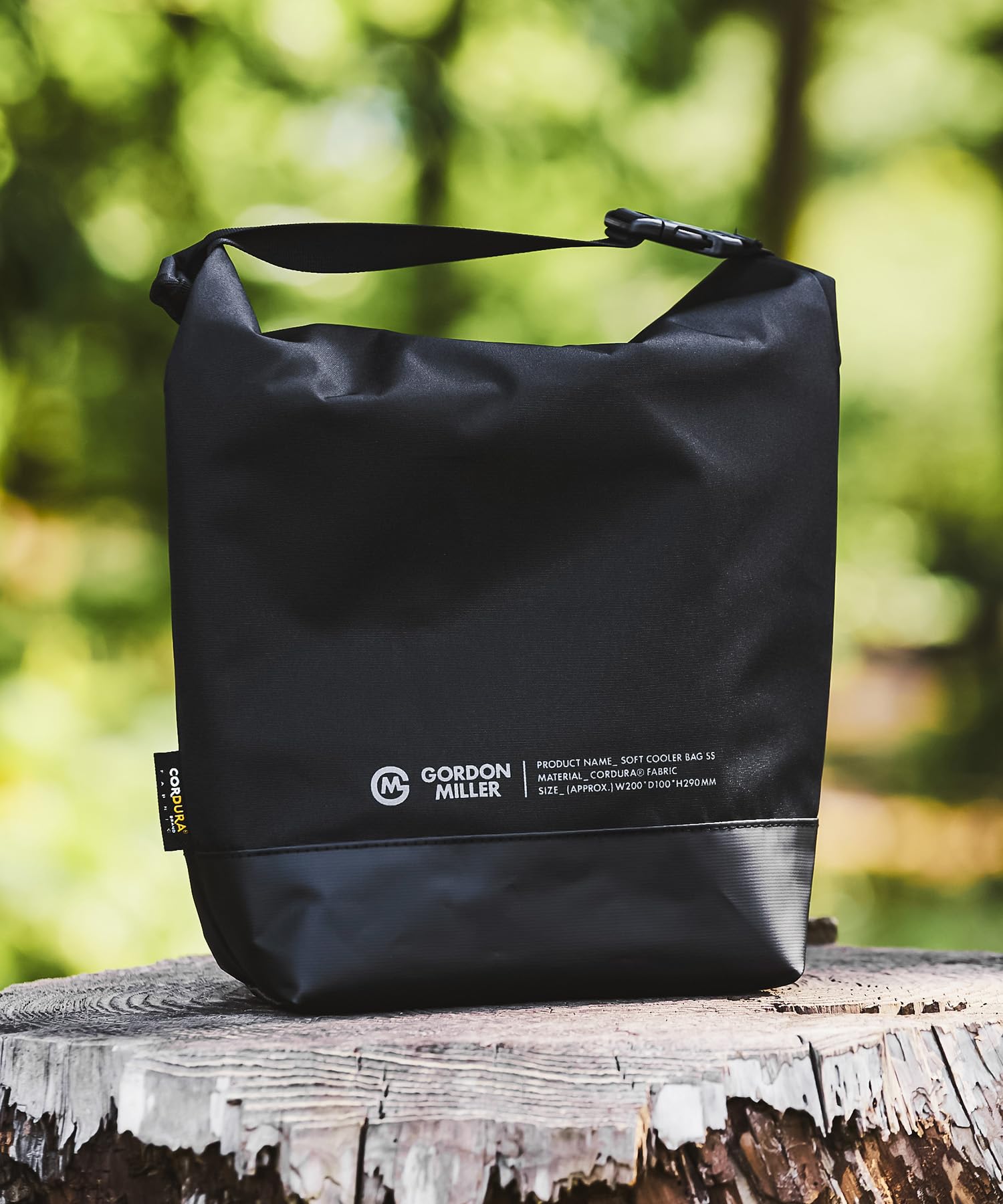 GORDON MILLER Мягкий термосумка Cordura, размер SS, объем 5 л, черный black RURI Japan product