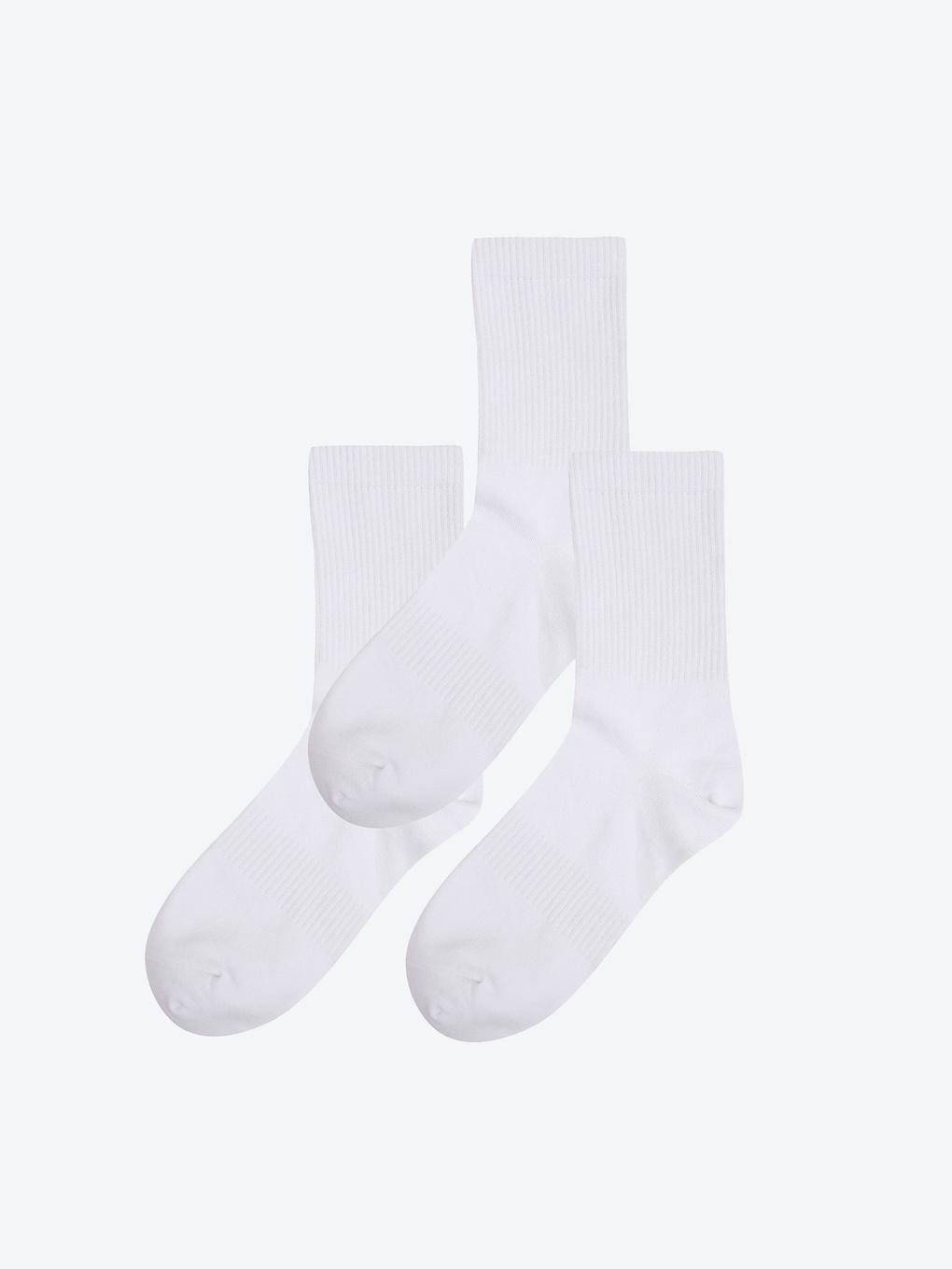 [Стандарт] 3 пары средних носков Golji (HPAO3FA206 RE) HPAO3GA921 white Mayfashion