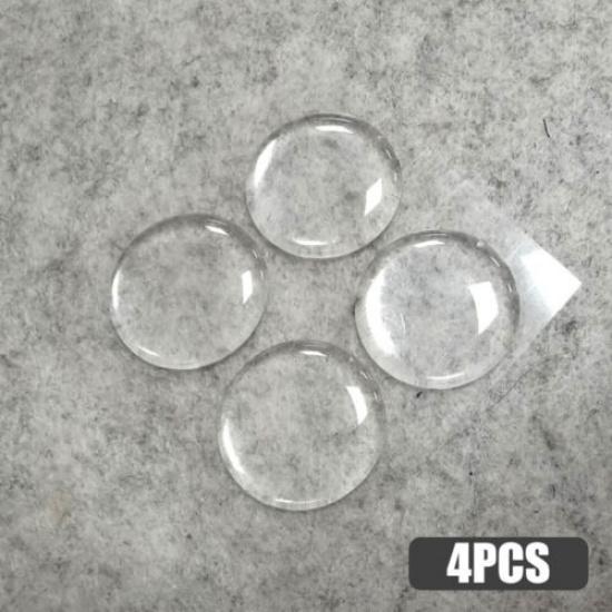 4× 20mm Clear Car Parts Door Lock Keyhole Protector Cover Stickers Accessories gray 91330304MAC30GTA17