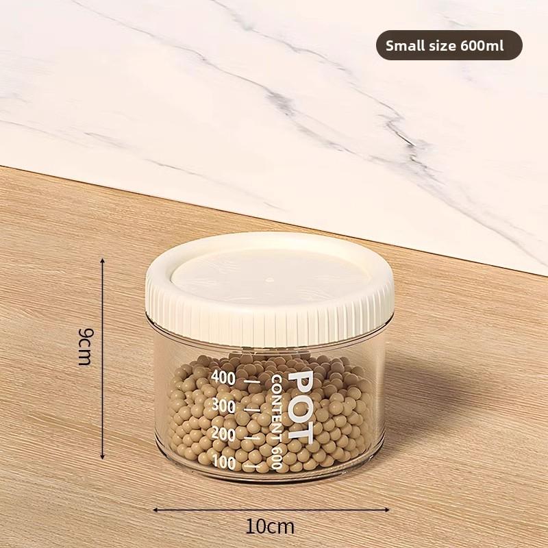 Кухонный контейнер для хранения закусок и чая пищевого качества Small beige Hearth & Home