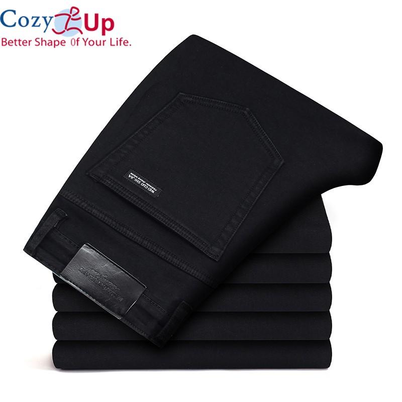 Уютные мужские классические джинсы Homme Pantalones Hombre мужские Mannen мягкие черные байкерские джинсовые комбинезоны Masculino мужские брюки 28 чёрный Men Market