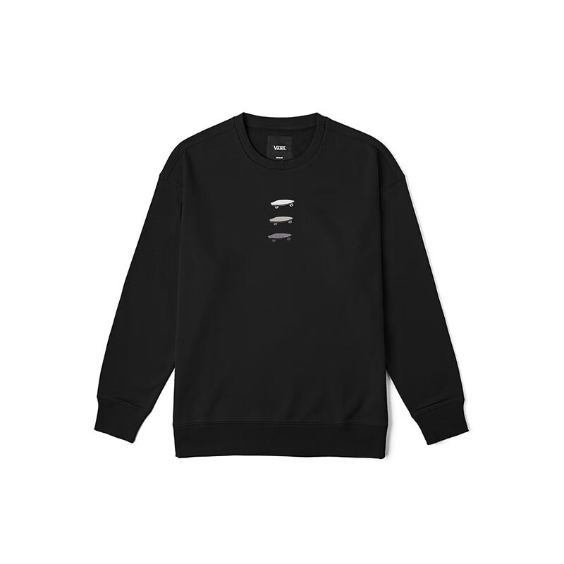 Унисекс пуловер-свитшот VANS в студенческом стиле XS чёрный JDST online