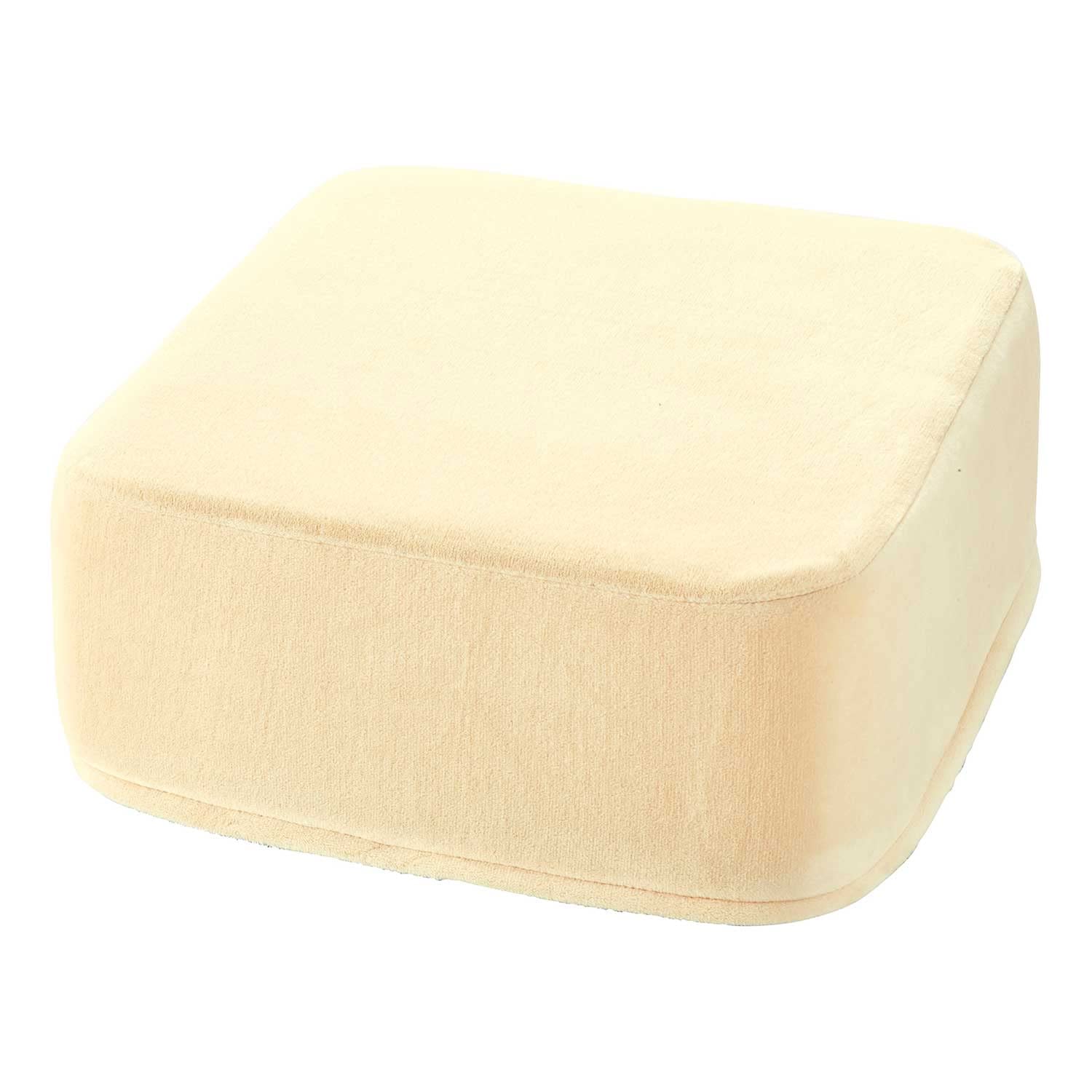 Подушка Cogit Square Cushion Long Less Comfortable Cream Beige 93057 Standard Agri, Time, Fatigue, Posture, Multifunctional, white SOLT Japan Market