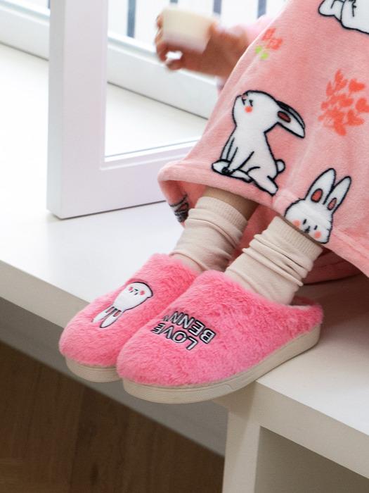 Женские тапочки из микрофибры с мехом Lucalab Benny F pink May Home & Kitchen
