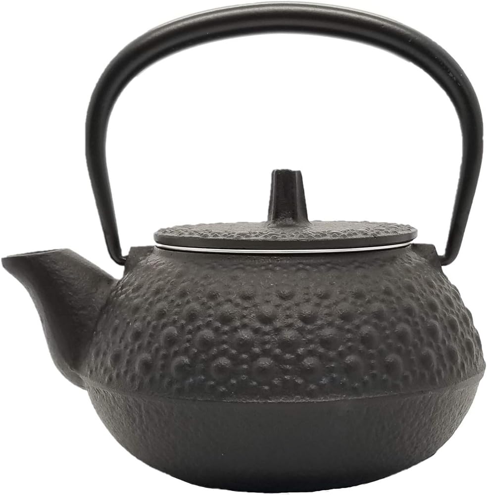 Чайник Iwachu Iron Kettle Combination, тип 3, новый, черепаховый панцирь, черный, без эмали, подходит для открытого огня Nanbu Tekki 12803, 0,32 л чёрный SOLT Japan Market