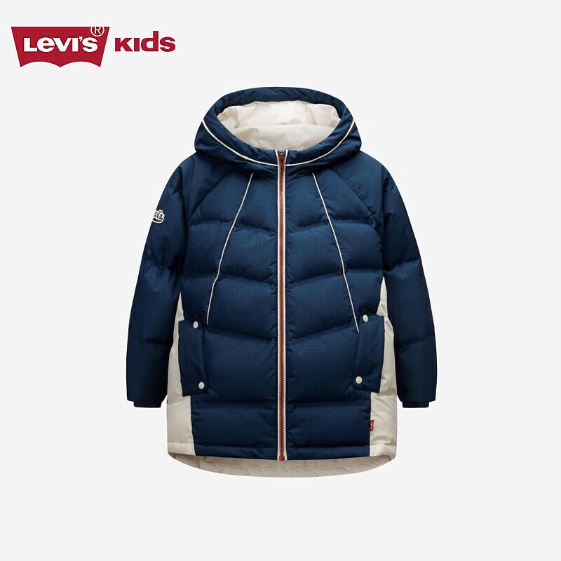 Парка с капюшоном для мальчиков Levi s 130/64 blue