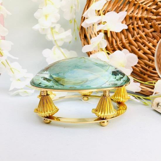 Настольная лупа с антикварным декором для бумаги beige ROYAL HANDICRAFT