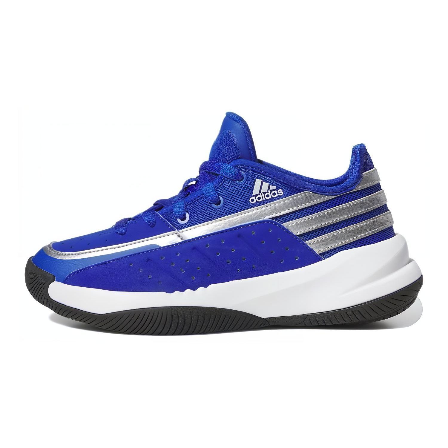 Adidas Front Court Нескользящие Прочные Низкие Детские Баскетбольные Кроссовки Детские Баскетбольные Кроссовки Синие ID8599 36⅔ blue