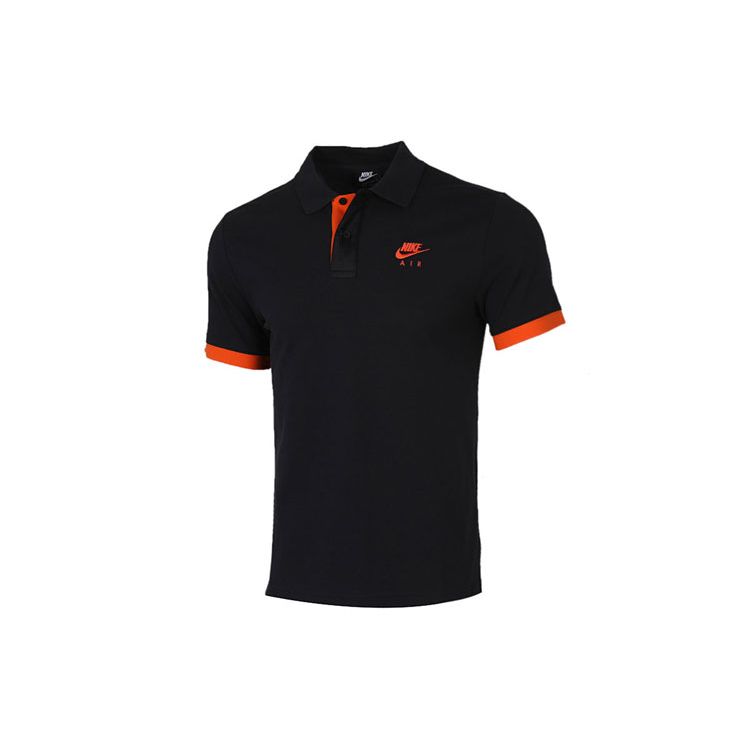 Рубашка поло с коротким рукавом Nike Sportswear, черные мужские топы CW5248-010 S black