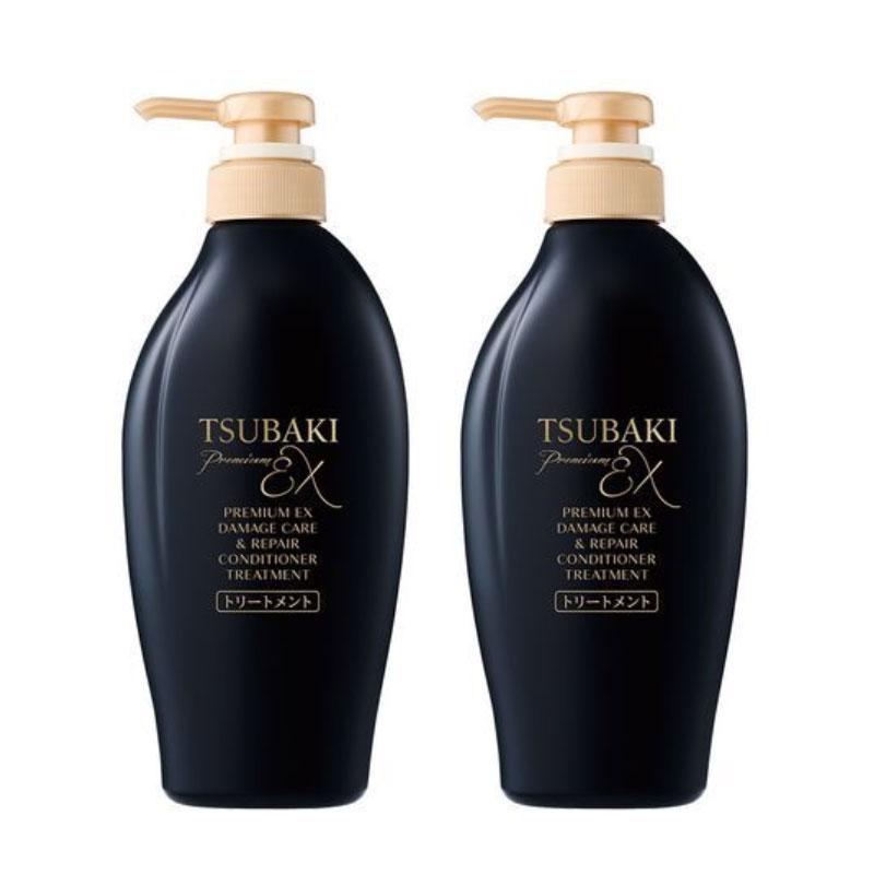 Кондиционер для интенсивного восстановления Tsubaki Premium EX, 2 шт., 450 мл black