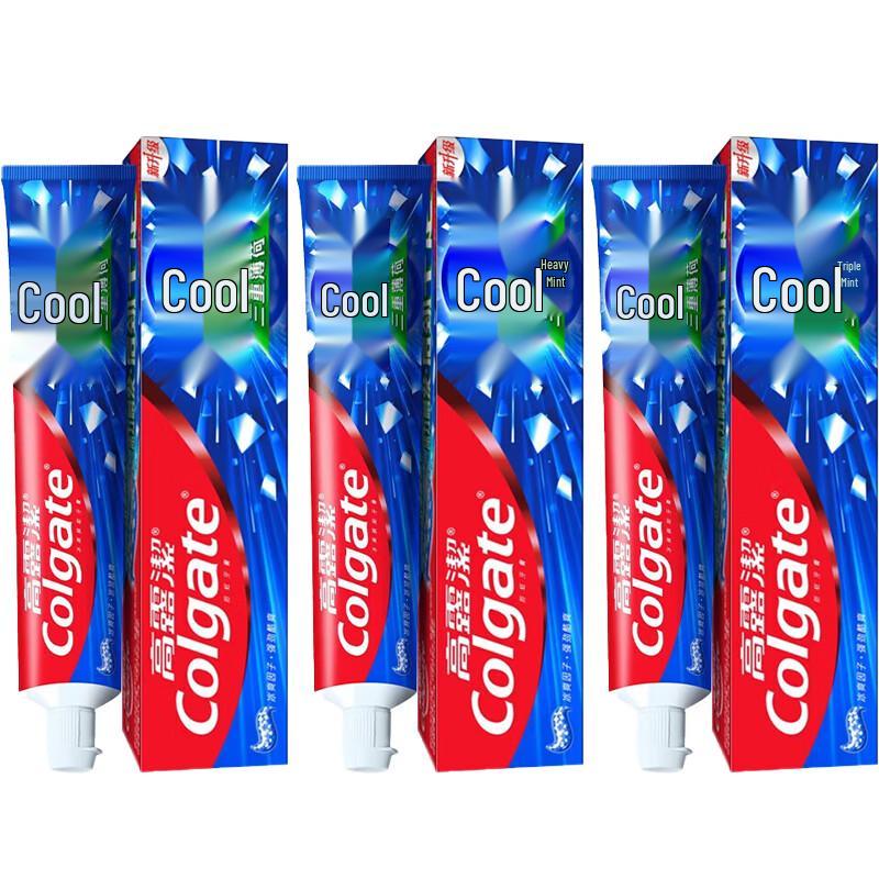 Зубная паста Colgate Освежающая мята против кариеса и для отбеливания 3x180г red