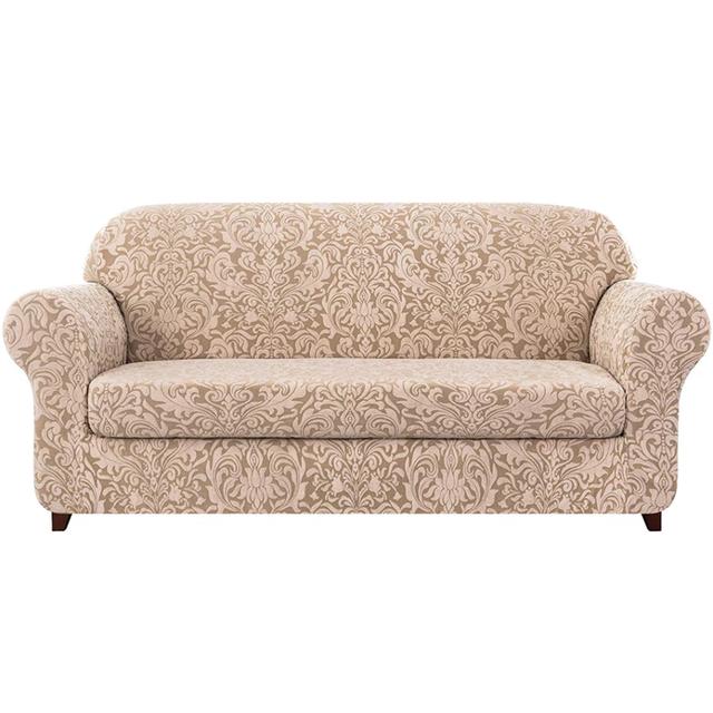 Seater жаккардовый раздельный чехол для дивана, эластичные чехлы для диванов, моющийся чехол для гостиной, дивана с чехлом для подушки, диван Bezug One-seater beige Textile article